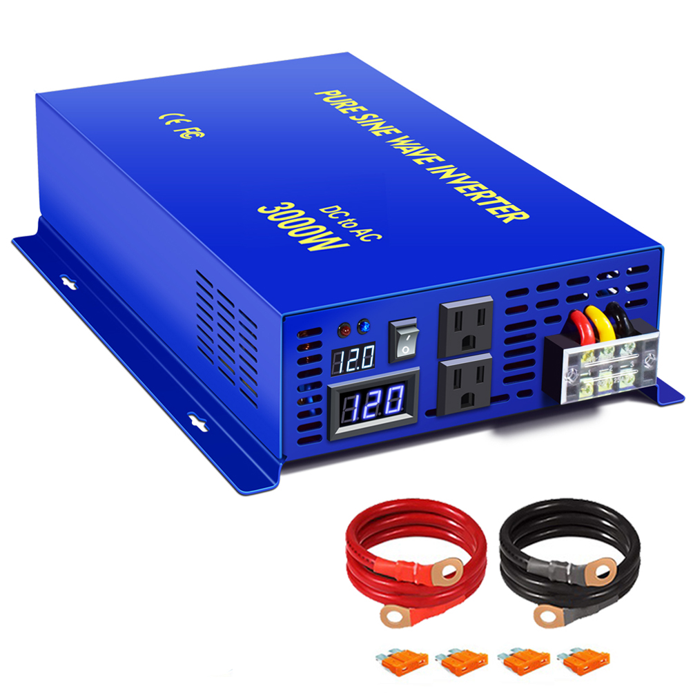 Power Inverter - Wyprzedaż 2026 WZRELB 3000W Samochodowy Inwerter