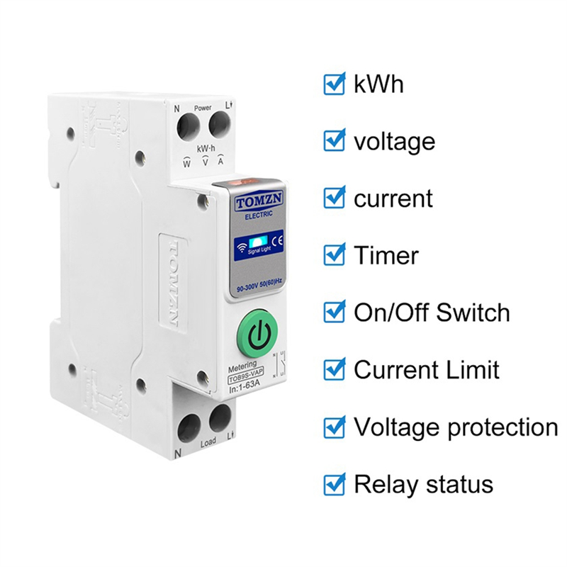 ABDE-TOMZN TOB9S-VAP TUYA Smar – Energy Monitor Meter recenzja i cena