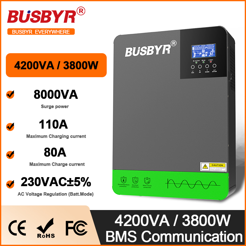 4.2KW 6.2KW Hybrydowe inwerter – Charge Controller Solar recenzja i cena