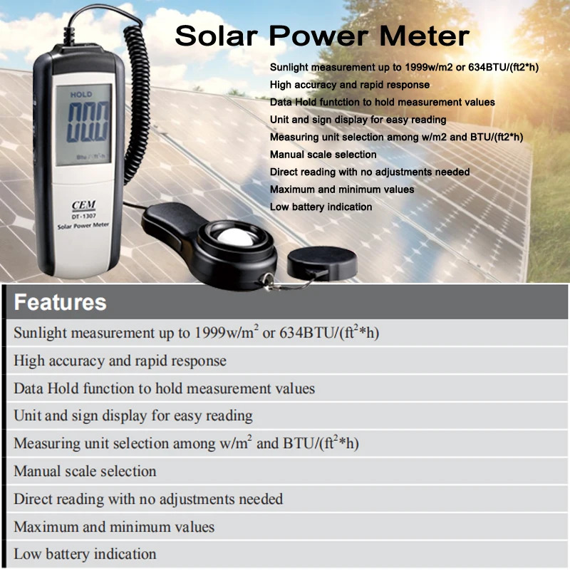 Tester energii słonecznej CEM  – Energy Monitor Meter recenzja i cena