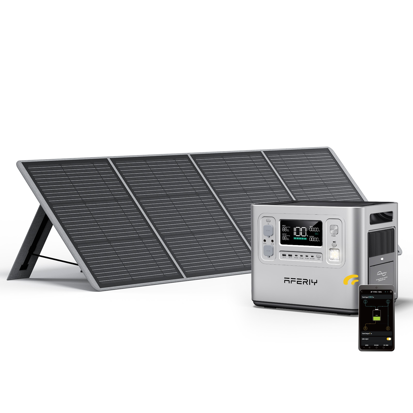 P210 Silver 2048Wh z aplikacją – Portable Power Station recenzja i cena